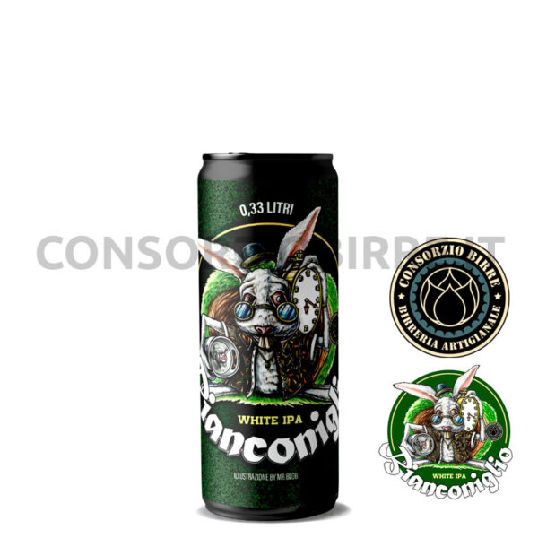 Birra BIANCONIGLIO - white ipa - lattina 33 cl